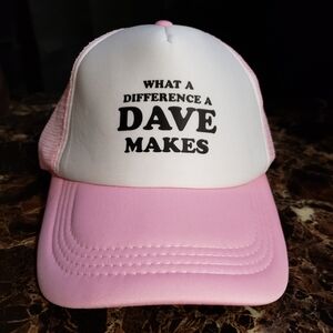 DAVE - Pink Trucker Hat